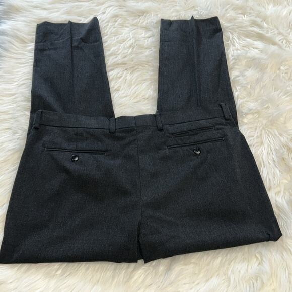 Mens Murano Wardrobe Essentials Evan Extra Fit TekFit Waistband Charcoal Sz36 - Picture 6 of 9